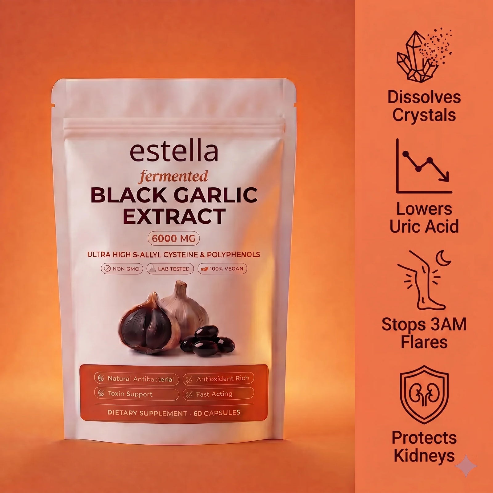 Fermented black garlic extract